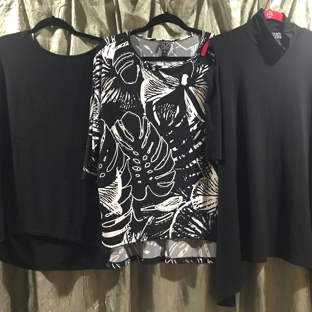 3 Small CLARA SUNWOO Blouses